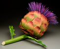 Blooming Artichoke Sculpture Container